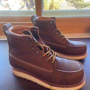 Men's DieHard Sure Trek Steel Toed Work Boot, Size 8.5, Brown